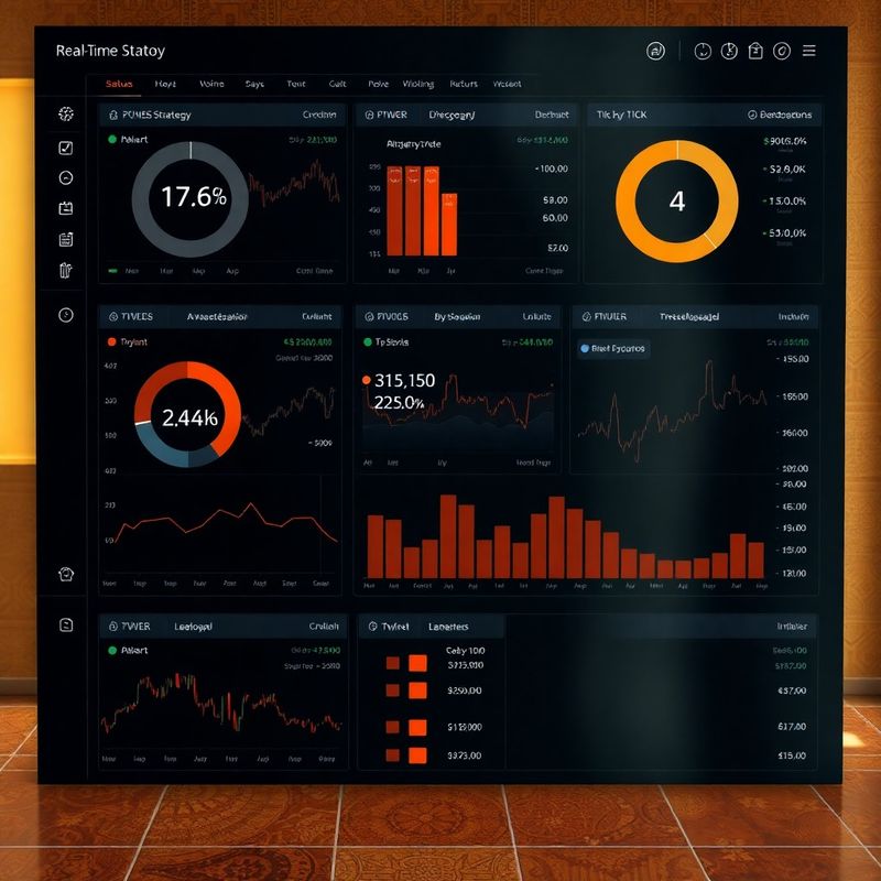 Panel de monitorización en tiempo real